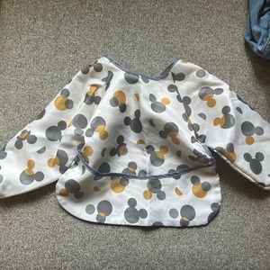 Toddler Mickey bib with sleeves